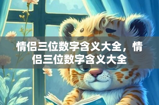 情侣三位数字含义大全，情侣三位数字含义大全