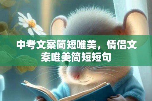 中考文案简短唯美，情侣文案唯美简短短句