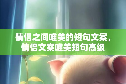 情侣之间唯美的短句文案，情侣文案唯美短句高级