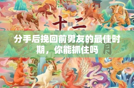 分手后挽回前男友的最佳时期，你能抓住吗