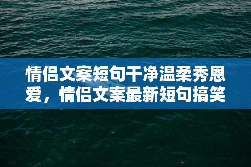 情侣文案短句干净温柔秀恩爱，情侣文案最新短句搞笑