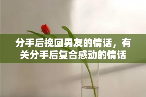 分手后挽回男友的情话，有关分手后复合感动的情话