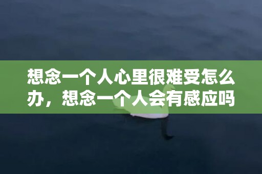 想念一个人心里很难受怎么办，想念一个人会有感应吗