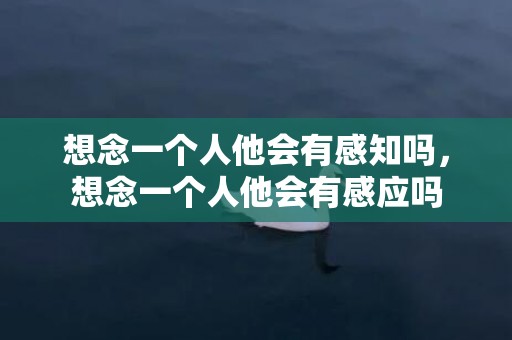 想念一个人他会有感知吗，想念一个人他会有感应吗