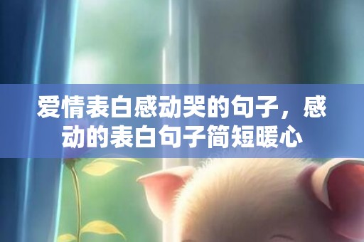 爱情表白感动哭的句子，感动的表白句子简短暖心