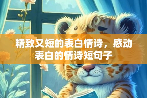 精致又短的表白情诗，感动表白的情诗短句子