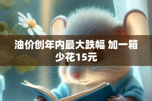 油价创年内最大跌幅 加一箱少花15元