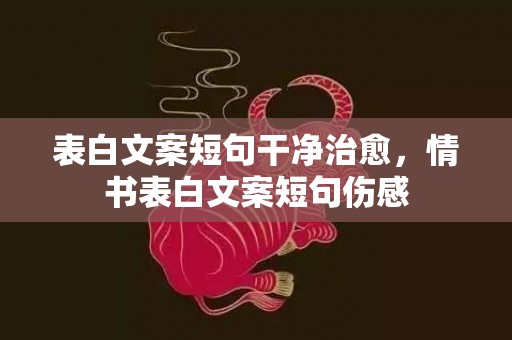表白文案短句干净治愈，情书表白文案短句伤感