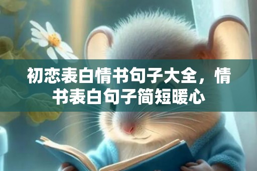初恋表白情书句子大全，情书表白句子简短暖心