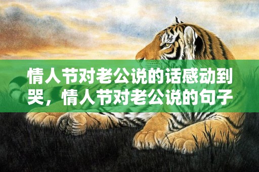情人节对老公说的话感动到哭，情人节对老公说的句子