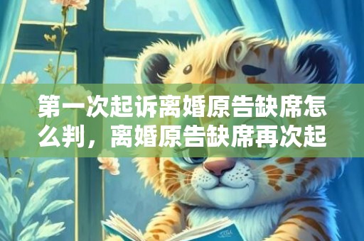第一次起诉离婚原告缺席怎么判，离婚原告缺席再次起诉（离婚起诉缺席怎么处理）