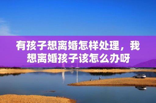 有孩子想离婚怎样处理，我想离婚孩子该怎么办呀