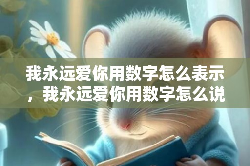 我永远爱你用数字怎么表示，我永远爱你用数字怎么说