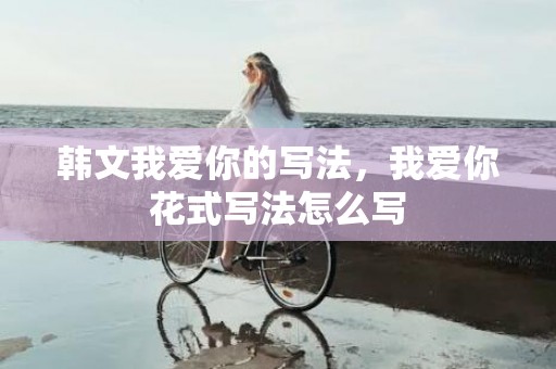 韩文我爱你的写法，我爱你花式写法怎么写