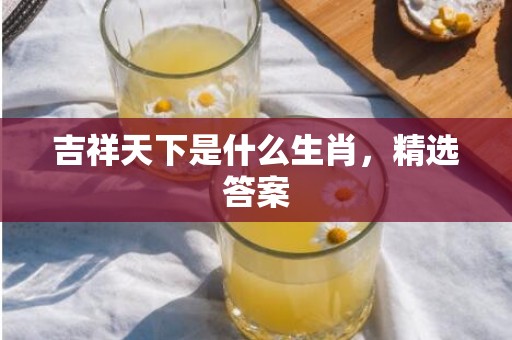 吉祥天下是什么生肖，精选答案