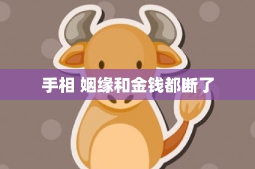 手相 姻缘和金钱都断了