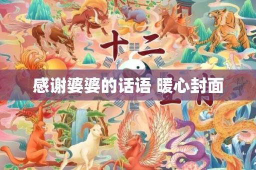 感谢婆婆的话语 暖心封面