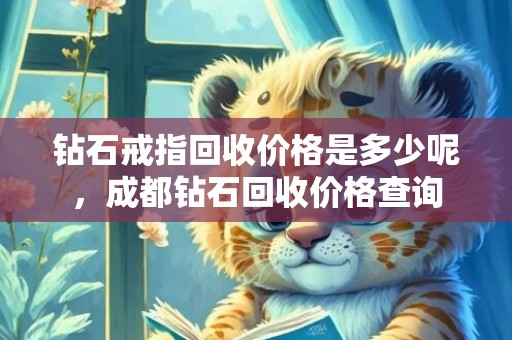 钻石戒指回收价格是多少呢，成都钻石回收价格查询