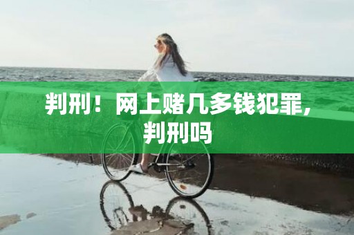 判刑！网上赌几多钱犯罪,判刑吗