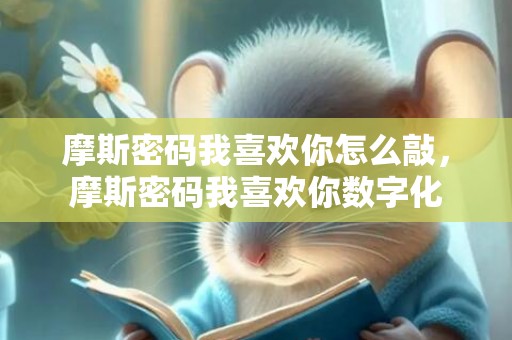 摩斯密码我喜欢你怎么敲，摩斯密码我喜欢你数字化
