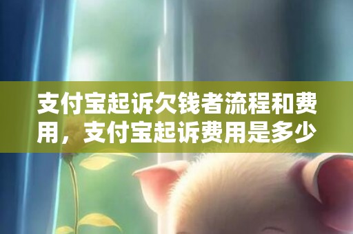 支付宝起诉欠钱者流程和费用，支付宝起诉费用是多少啊
