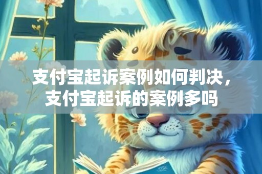 支付宝起诉案例如何判决，支付宝起诉的案例多吗