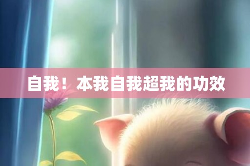 自我！本我自我超我的功效