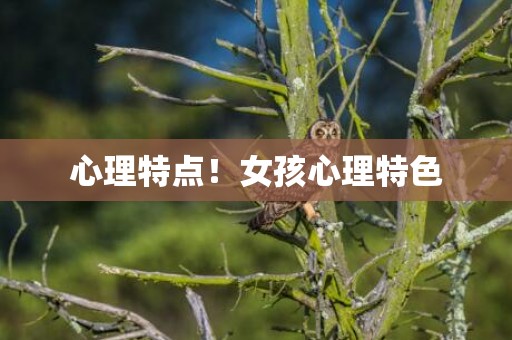 心理特点！女孩心理特色