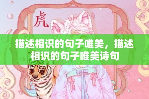 描述相识的句子唯美，描述相识的句子唯美诗句
