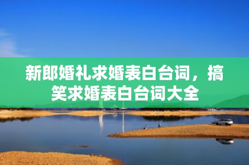 新郎婚礼求婚表白台词，搞笑求婚表白台词大全