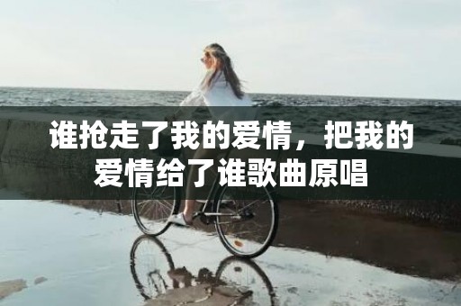 谁抢走了我的爱情，把我的爱情给了谁歌曲原唱
