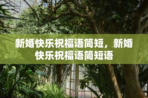 新婚快乐祝福语简短，新婚快乐祝福语简短语