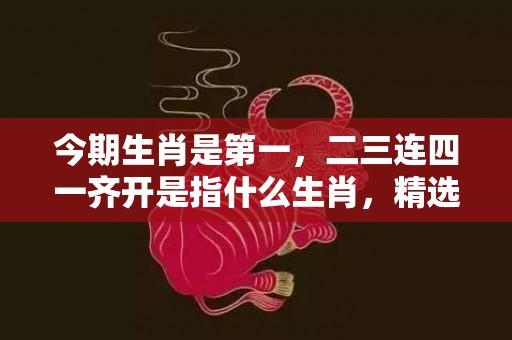 今期生肖是第一，二三连四一齐开是指什么生肖，精选解释