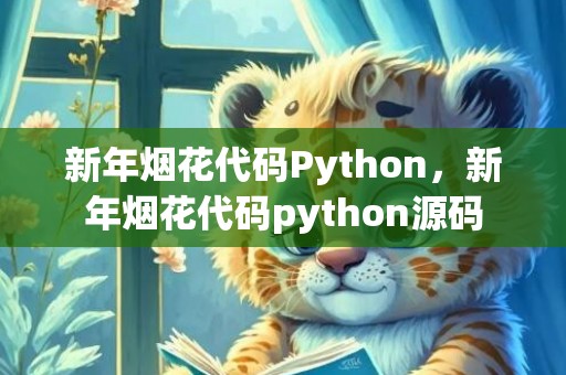 新年烟花代码Python，新年烟花代码python源码