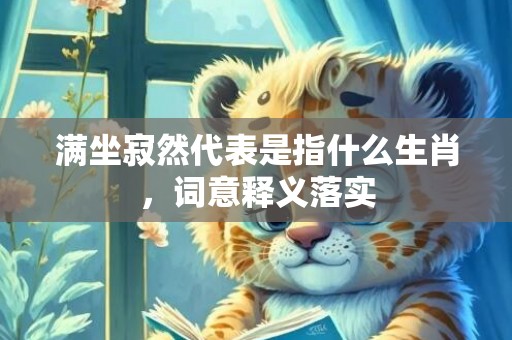 满坐寂然代表是指什么生肖，词意释义落实
