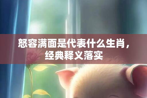 怒容满面是代表什么生肖，经典释义落实