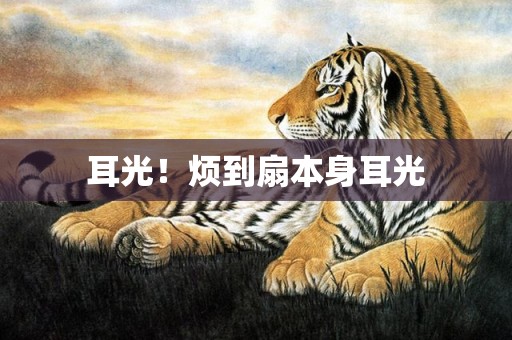 耳光！烦到扇本身耳光