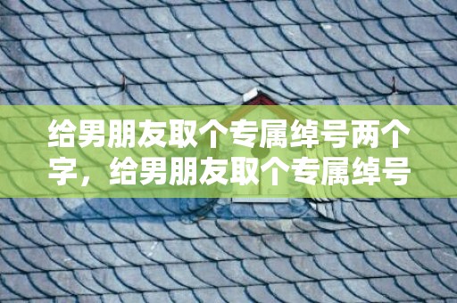 给男朋友取个专属绰号两个字，给男朋友取个专属绰号，2023甜到爆的男朋友备注