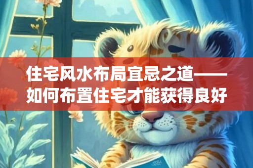 住宅风水布局宜忌之道——如何布置住宅才能获得良好的风水？(商品房风水布局宜忌)
