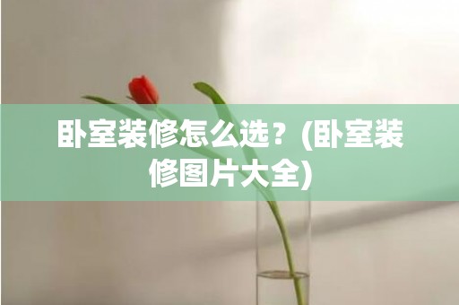 卧室装修怎么选？(卧室装修图片大全)