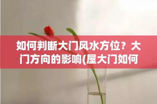 如何判断大门风水方位？大门方向的影响(屋大门如何开 风水)