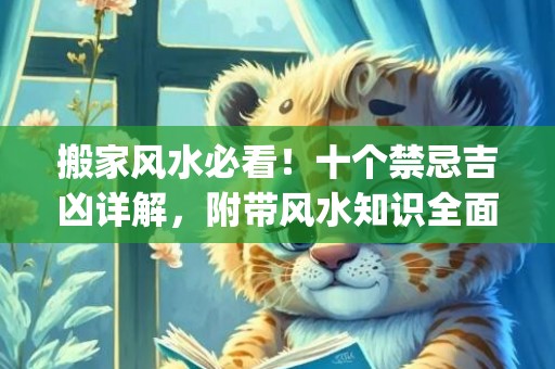 搬家风水必看！十个禁忌吉凶详解，附带风水知识全面解析(公司搬家注意事项及风水)