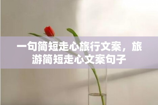 一句简短走心旅行文案，旅游简短走心文案句子