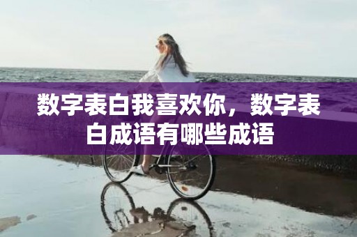 数字表白我喜欢你，数字表白成语有哪些成语