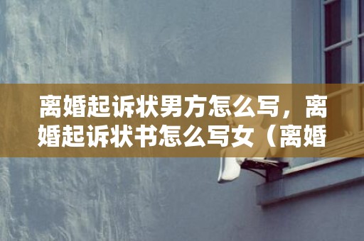 离婚起诉状男方怎么写，离婚起诉状书怎么写女（离婚起诉状书怎么写女方父母）