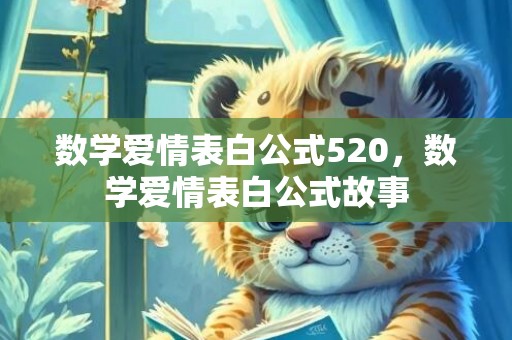 数学爱情表白公式520，数学爱情表白公式故事