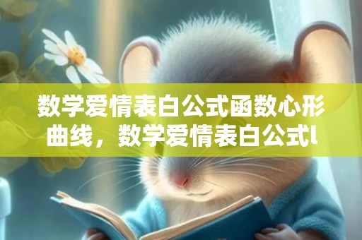 数学爱情表白公式函数心形曲线，数学爱情表白公式love