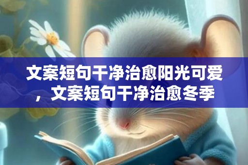 文案短句干净治愈阳光可爱，文案短句干净治愈冬季