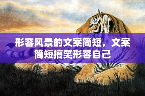 形容风景的文案简短，文案简短搞笑形容自己