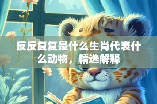 反反复复是什么生肖代表什么动物，精选解释